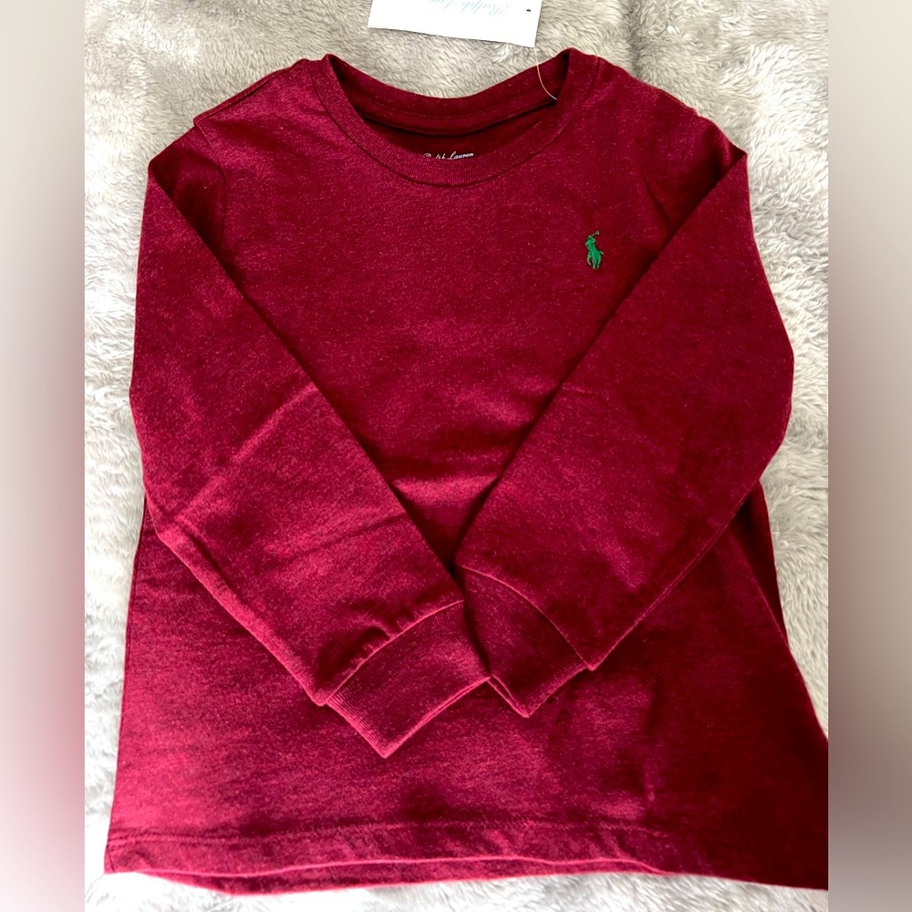 Polo by Ralph Lauren, long sleeve T-shirt.